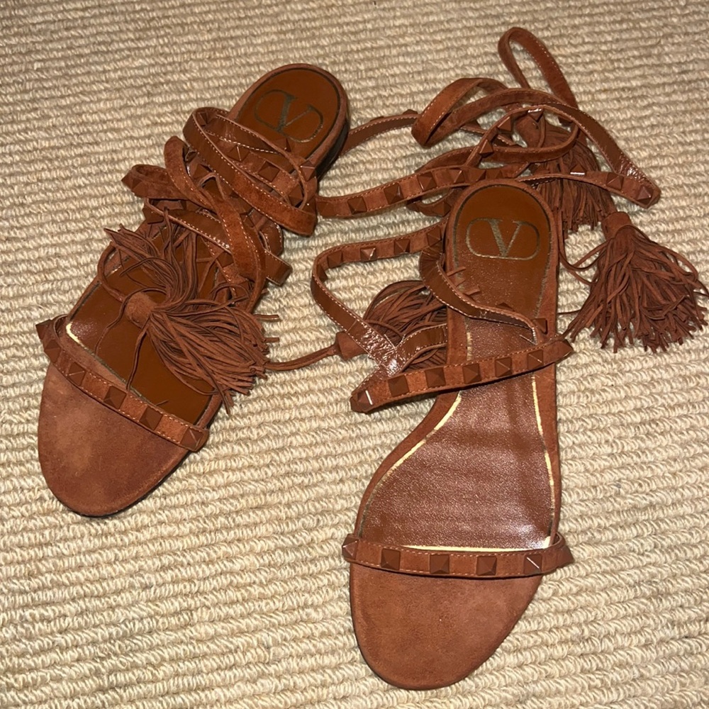 Valentino, wrap sandals